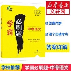 南大励学 学霸必刷题 中语文 初中中考辅导 作者 新华正版