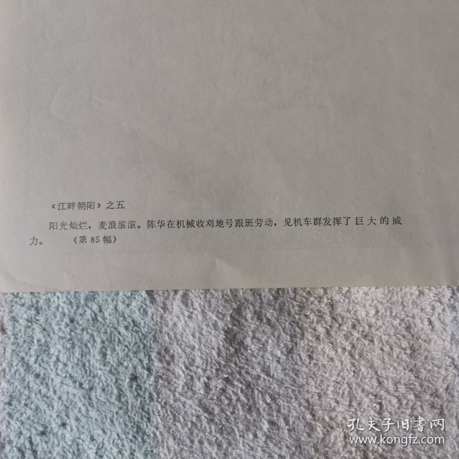 连环画作品选页 《江畔朝阳》之五