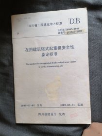 四川省工程建设地方标准DB51/T5063-2009在用建筑塔式起重机安全性鉴定标准