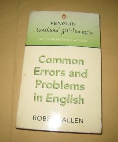 Common Errors and Problems in English 英文原版书