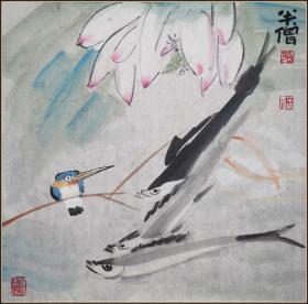 【海日汗】内蒙古哲里木盟人 中国美术家协会会员  花卉