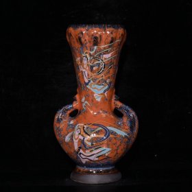 宋代建窑五彩飞天瓶（23×12.5cm）400元