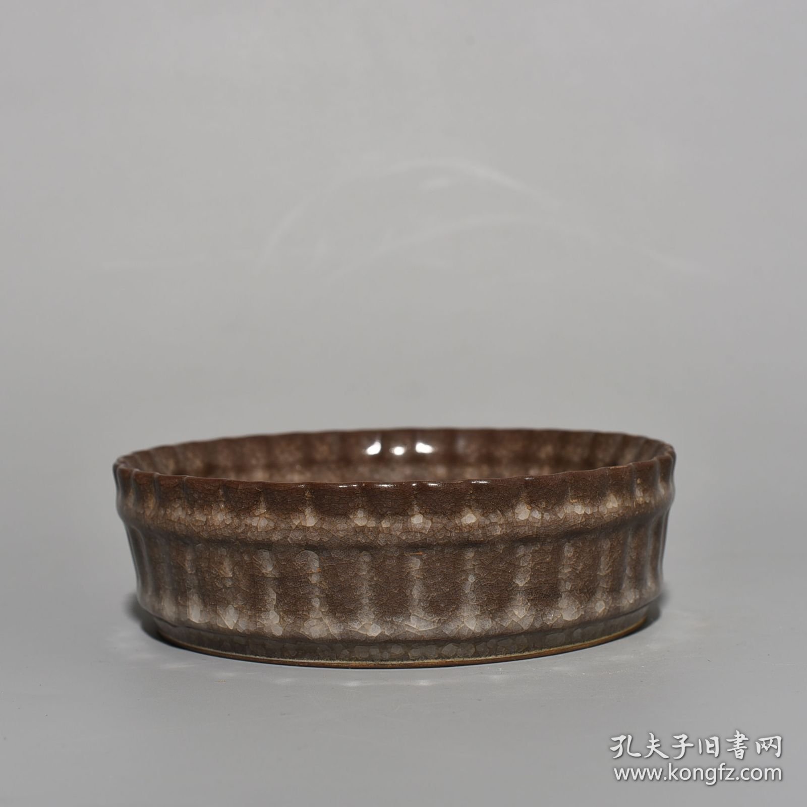 宋官窑冰裂纹一捆竹笔洗