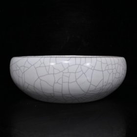 宋代哥窑开片大笔洗（7.5×22cm）240元