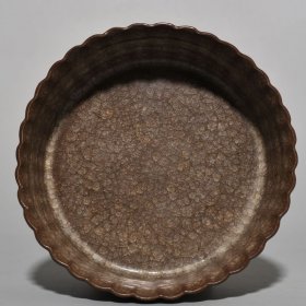 宋官窑冰裂纹一捆竹笔洗