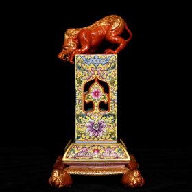 清乾隆粉彩福寿纹香熏 高21cm直径11.5cm 价格5700
