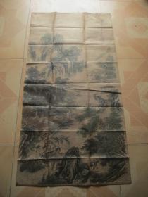 金陵博物院收藏：  中国古代名人书画保管文档   内含一张字画   （画心尺寸128*64cm）