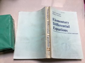 Elementary Differential Equations 初等微分方程 第5版英文