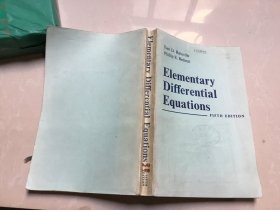 Elementary Differential Equations 初等微分方程 第5版英文.