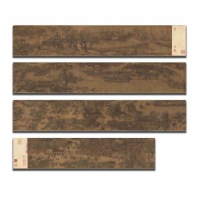 北宋张择端清明上河图（不含题跋）绢本24.8x528.7cm