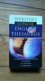 Webster's concise English Thesaurus