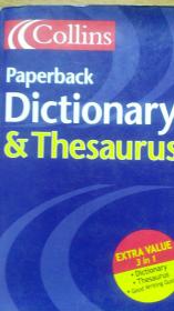 Collins Paperback dictionary & Thesaurus ( Collins Paperback dictionary and Thesaurus )