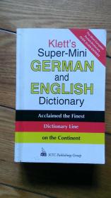 Klett's super-mini German and English Dictionary