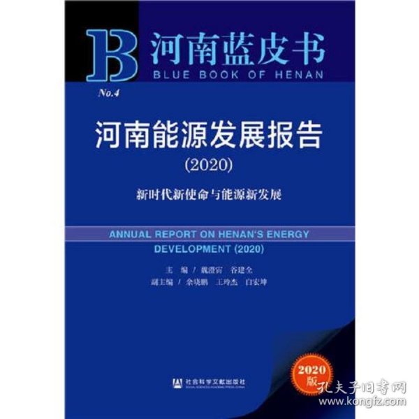 河南蓝皮书：河南能源发展报告2020