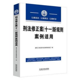 刑法修正案（十一）新规则案例适用