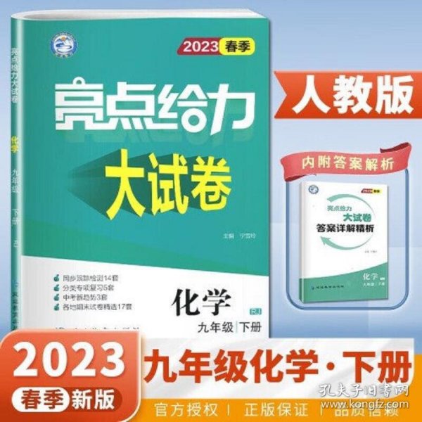 2023春亮点给力大试卷九年级化学下册人教版初三9年级教材课时提优作业同步练习期中期末单元测试卷