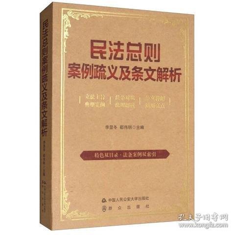 民法总则案例疏义及条文解析