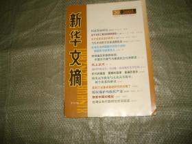 新华文摘2005年第20期（目录见图）