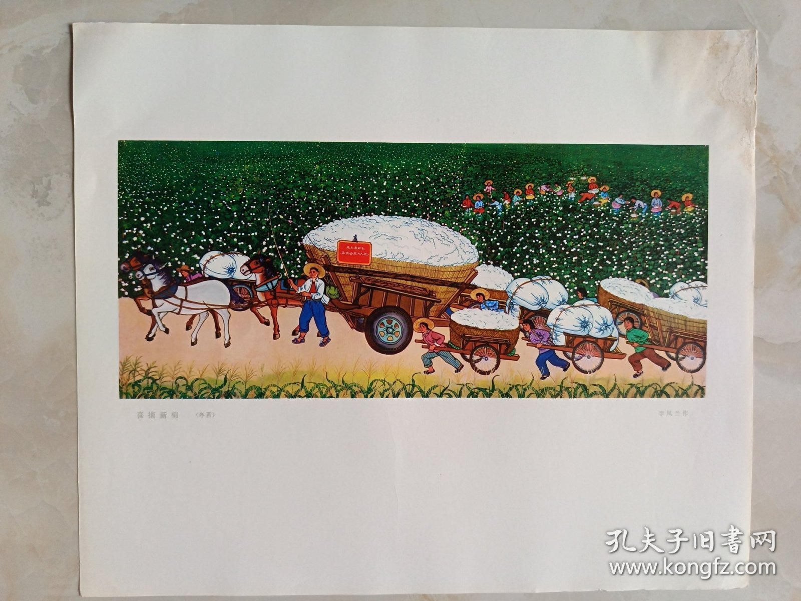 喜搞新棉（年画）尺寸：38*32CM 1张