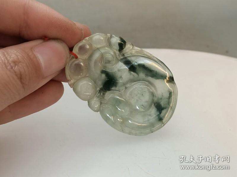清代老 翡翠挂 件