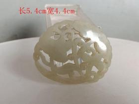 清代传世雕工 不错的 和田 玉佩