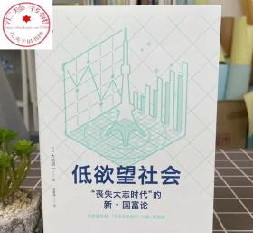 低欲望社会  “丧失大志时代”的新国富论人口老龄化的经济危机与破解之道 社会经济概况书籍社会学与经济政策畅销书籍