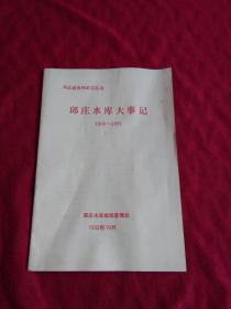 河北省水利史志丛书邱庄水库大事记（1958~1991）