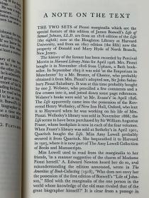 The Life of Samuel Johnson with Marginal Comments by Mrs Piozzi 约翰逊传 约翰逊女友注释版 全3卷 布面精装 书脊烫金 1804年版第四版 老版书重印本      此书已经有上海译文出版社的全译本 共三册   但书名译成了 《约翰生传》