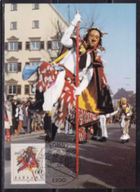 【斯瓦比亚 - 阿勒曼 尼狂欢节 1983年 极限片 德国】