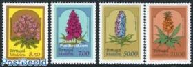 【葡属马德拉邮票1981年本土花卉4全】