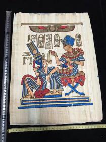埃及沙草纸树皮画