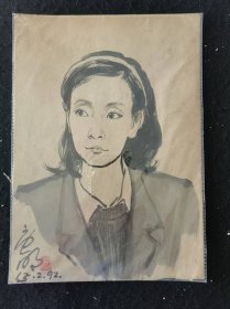 画家唐明水墨人物