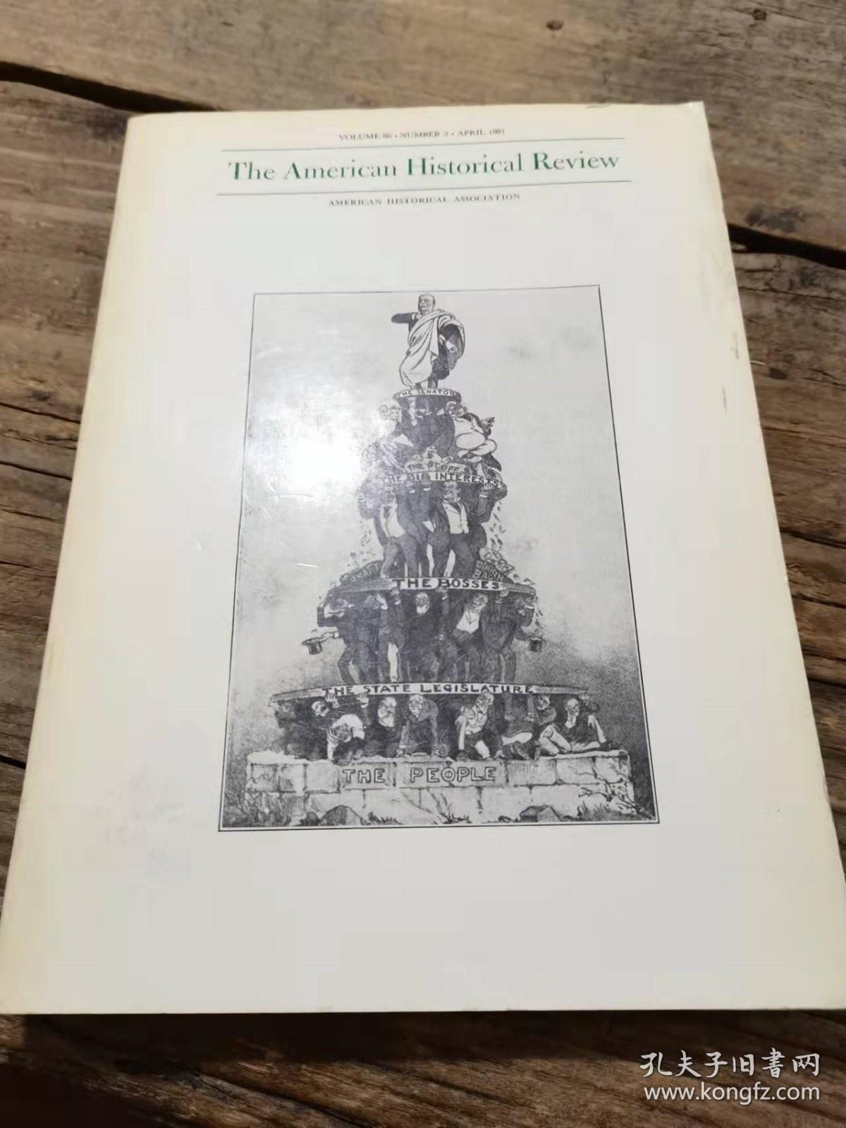 《THE AMERICAN HISTORICAL REVIEW》 APRIL 1981