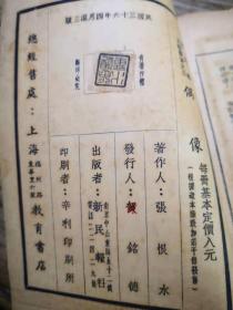 新民报文艺丛书：《偶像》  1947年上海3版