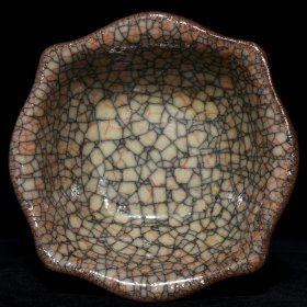 宋哥窑碗6.5x19.5厘米