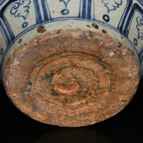 元代青花缠枝牡丹纹罐30*36厘米厘米