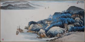 【刘怀山】宁省锦州市人 一级美术师，中国三峡画院副院长 山水