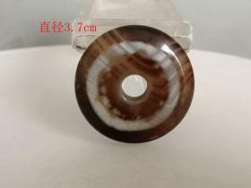 清代传世 藏传天珠 挂件