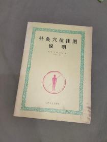 针灸穴位挂图说明：平装16开2000年3版（靳士英等著 人民卫生出版社）