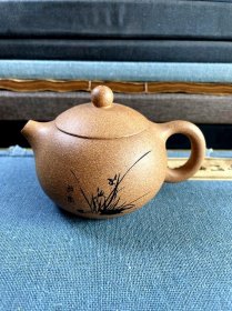 宜兴紫砂壺，段泥原矿纯手工名家匾壶茶具茶壶