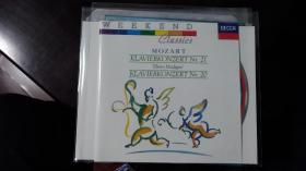 古典CD 莫扎特20 21钢琴协奏曲 原版 品相如图