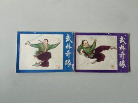 套书连环画 武侠      武林奇缘 一套二本