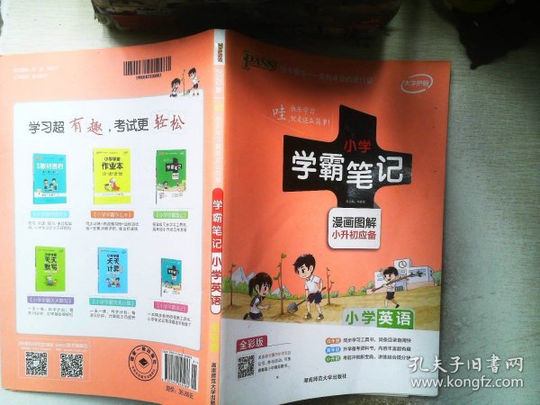 2018版 绿卡图书 学霸笔记漫画图解：小学英语（小升初必备 通用版 大字版 全彩版）