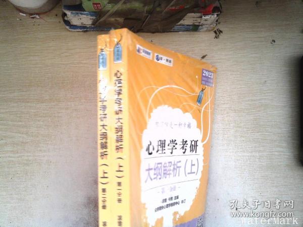 凉音2023心理学考研大纲解析（上）第一分册+第二分册第五版