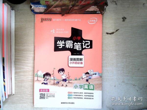 2018版 绿卡图书 学霸笔记漫画图解：小学英语（小升初必备 通用版 大字版 全彩版）