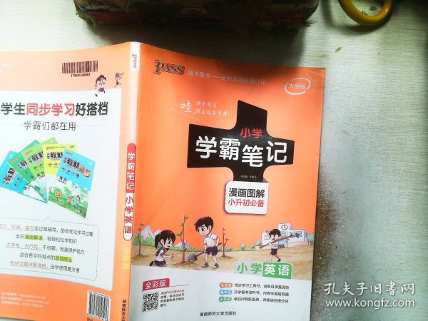 2018版 绿卡图书 学霸笔记漫画图解：小学英语（小升初必备 通用版 大字版 全彩版）