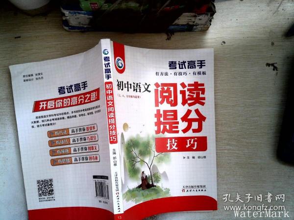 考试高手初中语文阅读提分技巧2021版中考辅导书教辅通用七八九年级复习资料