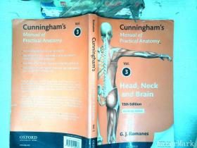 Cunningham's Manual of Practical Anatomy - Vol. 3 英文原版-《坎宁安实用解剖学手册（第三卷）》