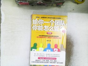 给你一个团队，你能怎么管？2