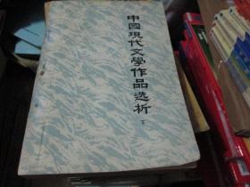 中国现代文学作品选析（下册）